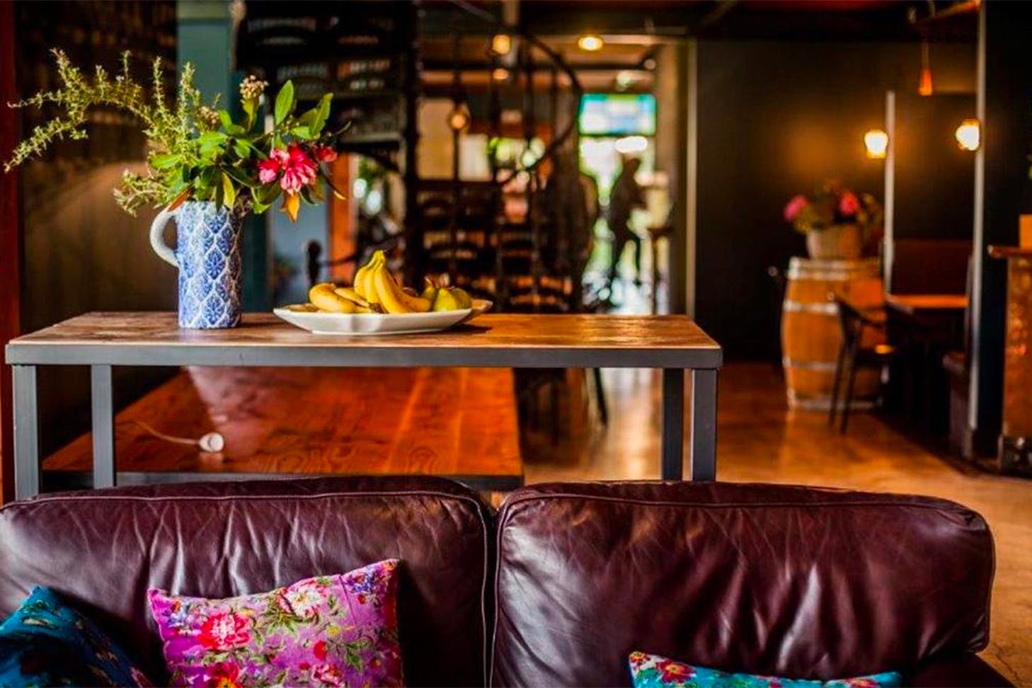 The warm and inviting Narrows Landing hotel, one of the best hotels in Hamilton.